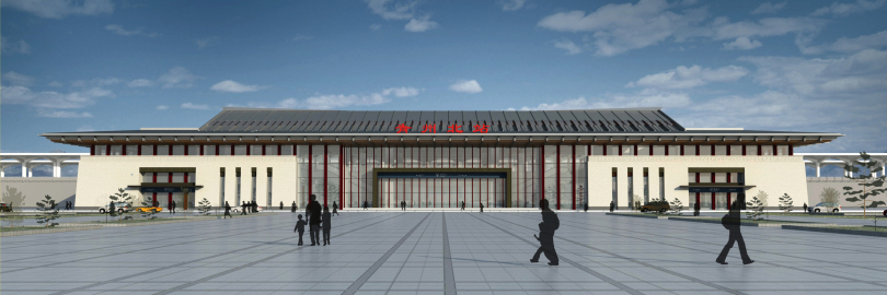 濟(jì)青高鐵青州北站 鋁單板1 濟(jì)青高鐵青州北站 鋁單板1