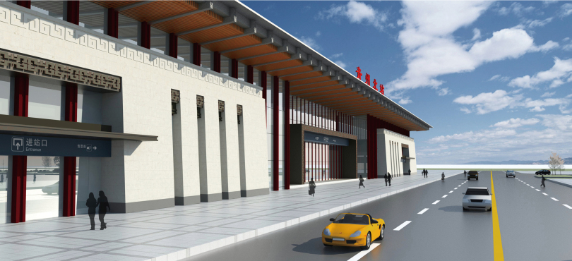 濟(jì)青高鐵青州北站 鋁單板2 濟(jì)青高鐵青州北站 鋁單板2