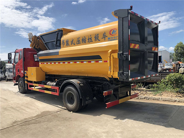 國六12方解放J6L 吊裝壓縮垃圾車 國六12方解放J6L 吊裝壓縮垃圾車