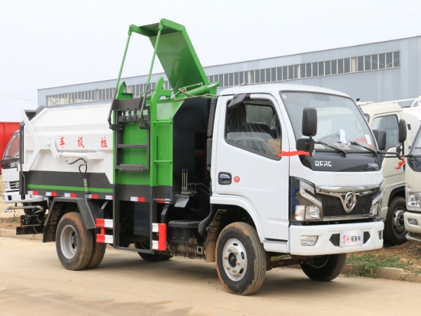 國(guó)六東風(fēng)小多利卡 5方 掛桶垃圾車 國(guó)六東風(fēng)小多利卡 5方 掛桶垃圾車